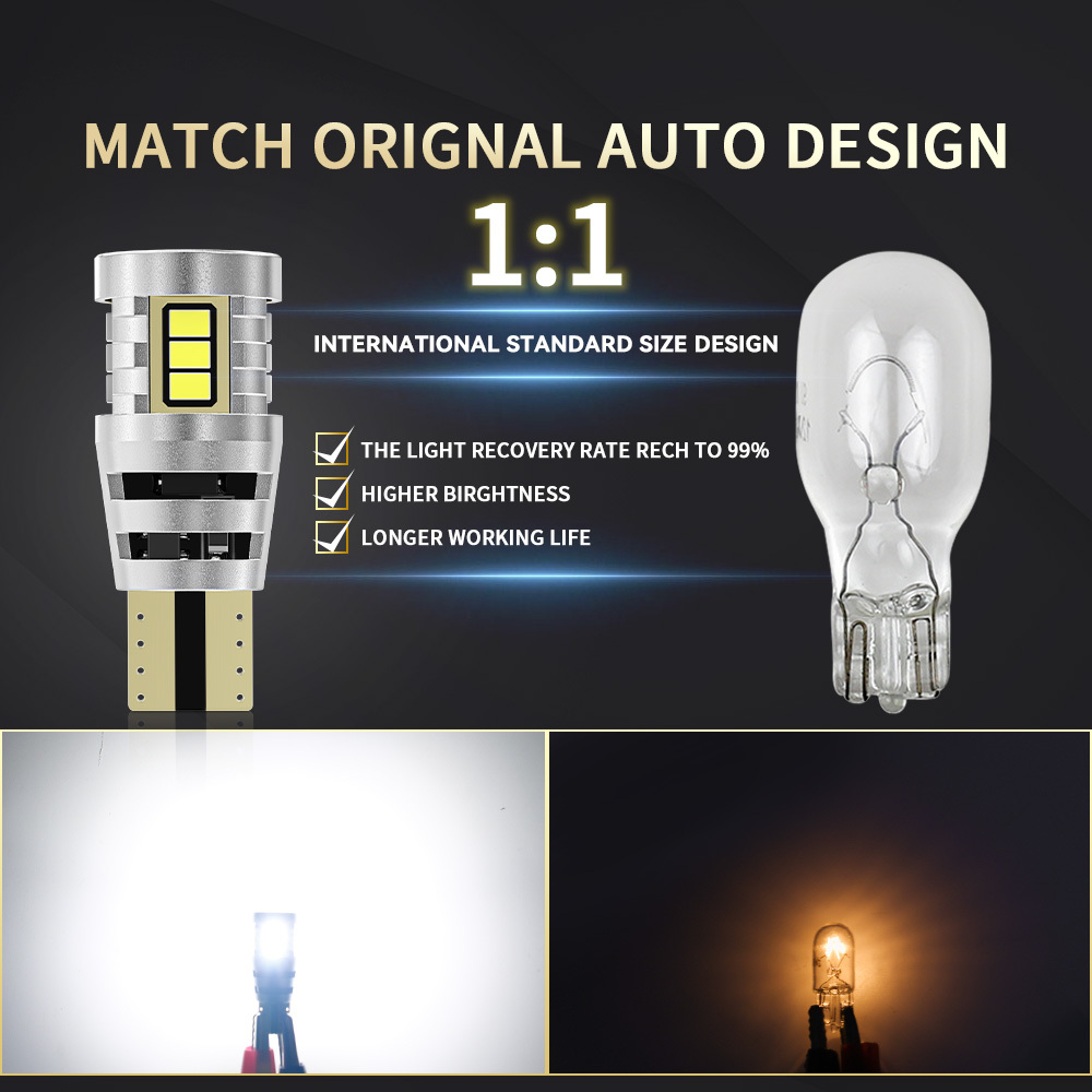 YOBIS LED CARLIGHT,T15 Automotive LED W16W​ Bulb 6W 650LM | YOBIS T15-3020EMC-15