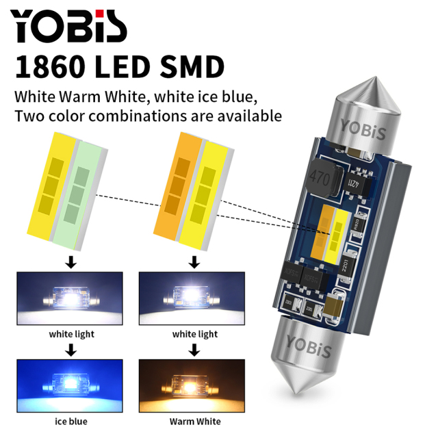 YOBIS LED CARLIGHT,LED Festoon Bulb 2.5W 350LM | YOBIS SJ-1860-2