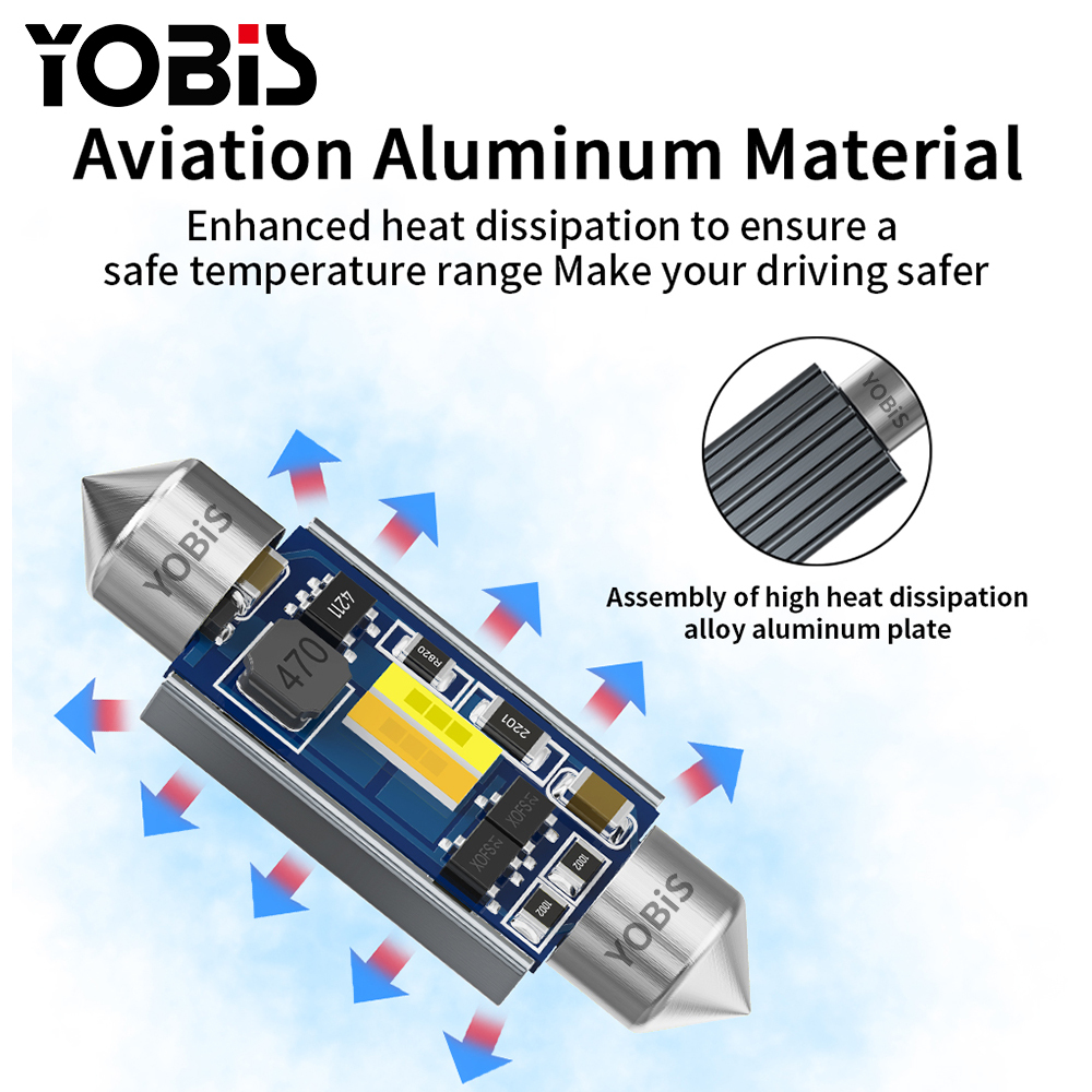 YOBIS LED CARLIGHT,LED Festoon Bulb 2.5W 350LM | YOBIS SJ-1860-2