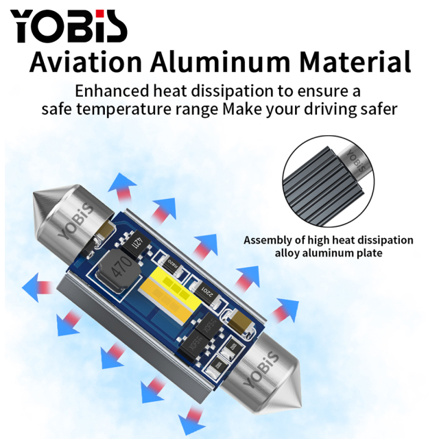 YOBIS LED CARLIGHT,LED Festoon Bulb 2.5W 350LM | YOBIS SJ-1860-2