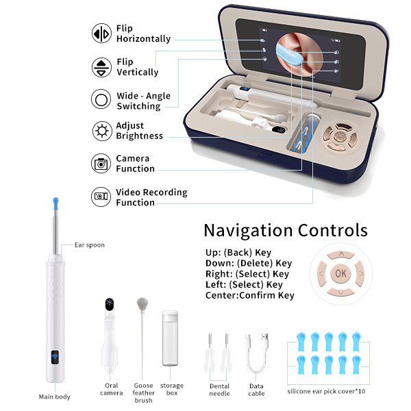 Sofbunny A03 Ear Wax Removal Camera with Screen - 1080P HD Ear Cleaner for Kids & Adults