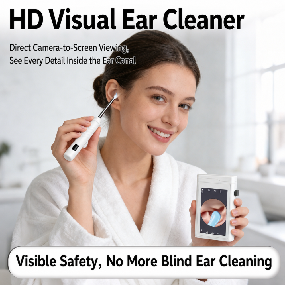 ClearView Smart Ear Cleaner Kit – Visual Ear Wax Removal Tool for Home & Family Use