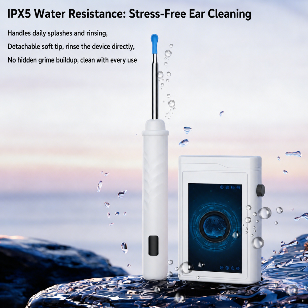 ClearView Smart Ear Cleaner Kit – Visual Ear Wax Removal Tool for Home & Family Use