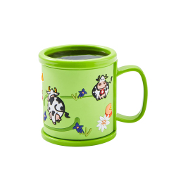 Plastic Mug with Soft PVC Cover