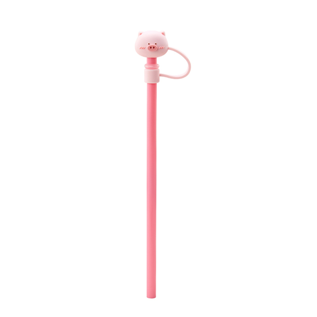 Plastic Straw with Soft / Silicone PVC doll