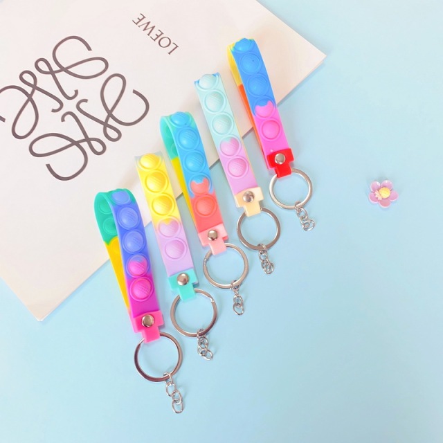 Silicone key chain