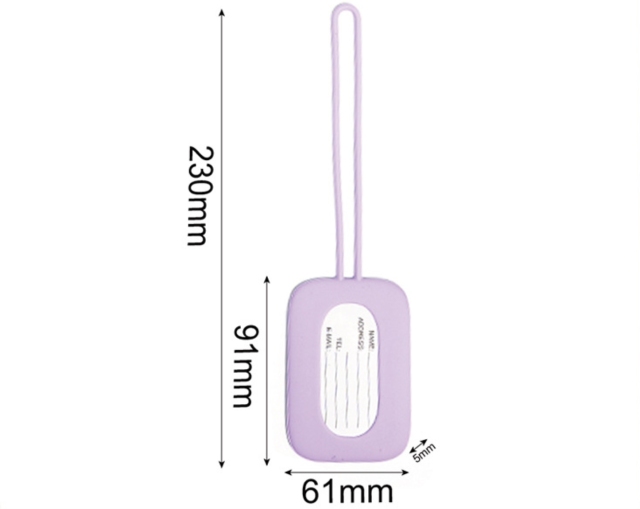 Silicone Luggage Tag