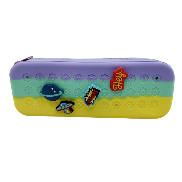 Silicone Carton pencil/comestic bag
