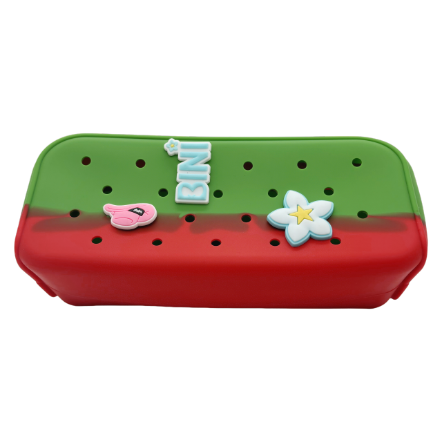 Silicone Carton pencil/comestic bag