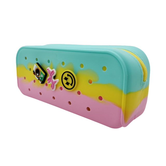 Silicone Carton pencil/comestic bag