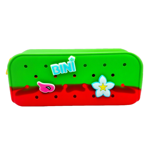 Silicone Carton pencil/comestic bag