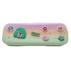 Silicone Carton pencil/comestic bag
