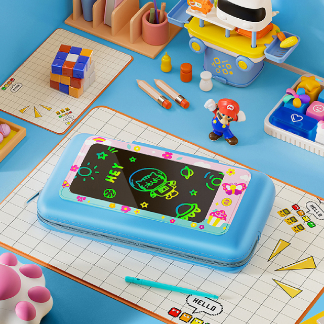 Silicone Smart hand-painted pencil case