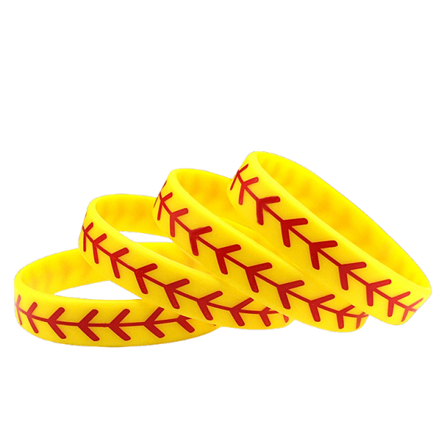 Wristband/bracelet       (debossed with color filling)