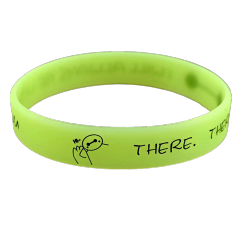 Wristband/bracelet       (debossed with color filling)