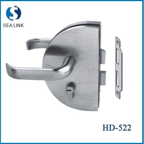 Glass door lock