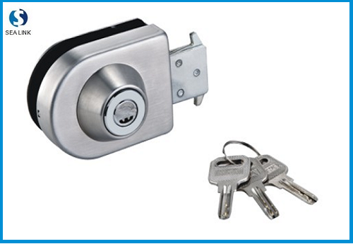 Glass door lock