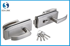 Glass door lock