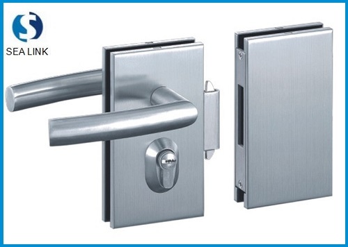 Glass door lock