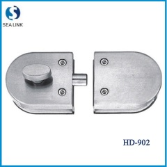 Glass door lock