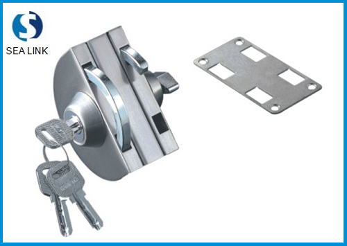 Glass door lock