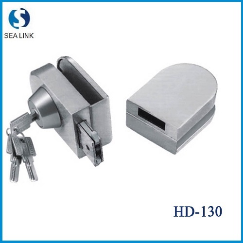 Glass door lock
