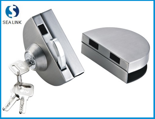 Glass door lock