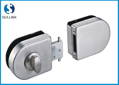 Glass door lock