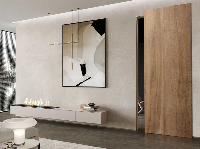 Invisible Sliding Wooden Door System