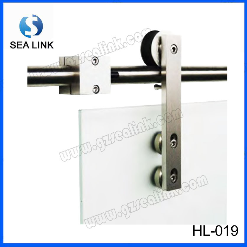 unframed glass door aluminum alloy roller kit