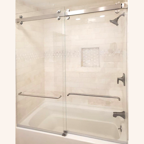 180 Deg Sliding Shower Door Hardware Kit