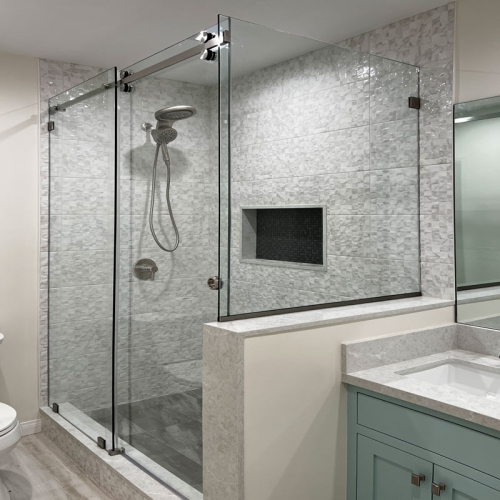 180 Degree Sliding Shower Door Hardware Kit