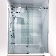 Clearwater Series Sliding Shower Door Hardware Kit for 3/8 Glass