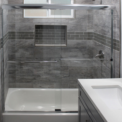 Premium Shower Door Hardware Sliding Kit for 60X72 Glass