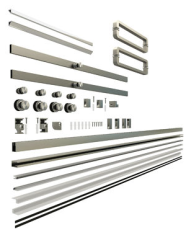 Aqua 02 Deluxe Sliding Shower Door Hardware Kit