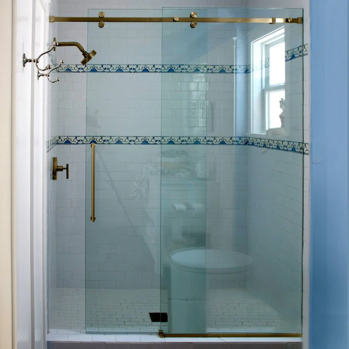 Deluxe 180 Degree Serenity Series Sliding Shower System Kit