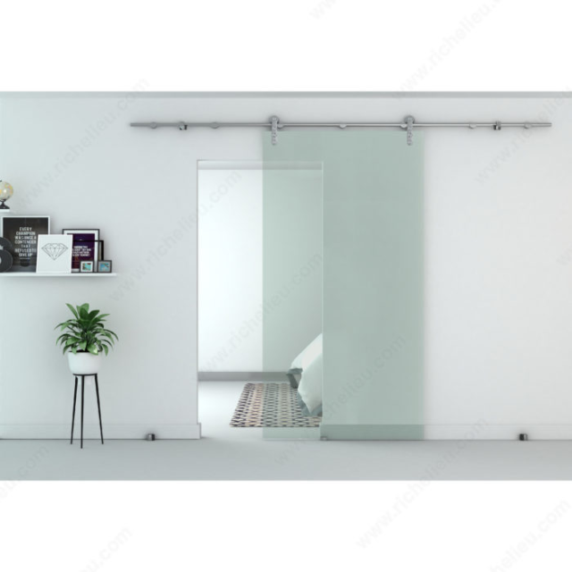Phoenix Wall Mounted Single Sliding Door Hardware Kit