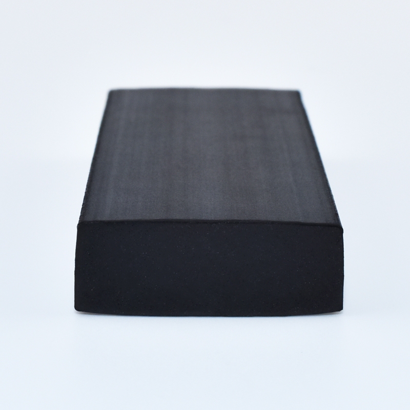 Black Solid Rubber Blocks Cushion Pads