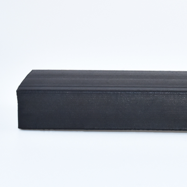 Black Solid Rubber Blocks Cushion Pads