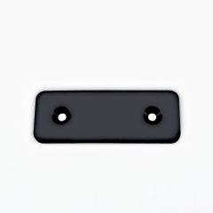 End Door Rectangle Rubber Bumper Pads With Hole