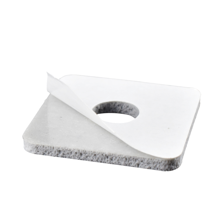 Adhesive Backed Square Rubber Washers