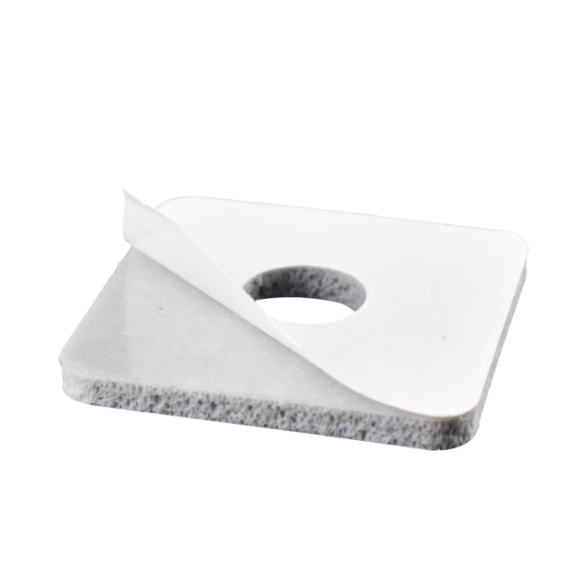 Adhesive Backed Square Rubber Washers
