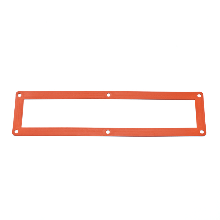 Customized Rectangular Rubber Seal Gasket Square Red Flat EPDM Rubber Gasket For Electronic Electric