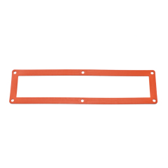 Customized Rectangular Rubber Seal Gasket Square Red Flat EPDM Rubber Gasket For Electronic Electric