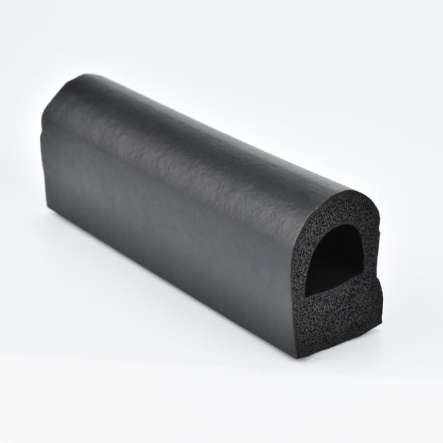 Custom D-Profile Rubber Seal D-Shaped EPDM Sponge Rubber Door Seal Strip For for Cars, Trucks, Boats