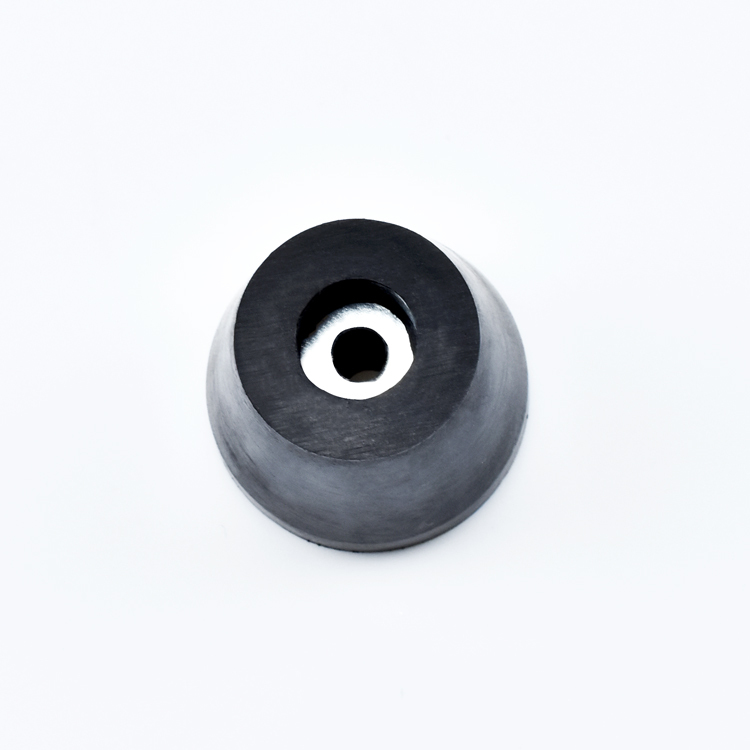 Conical Recessed Rubber Foot Table Chair Furniture Feet Leg Pads Rubber Bumper Feet Vibration Mounts Round Rubber Feet With Steel Washer