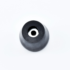 Conical Recessed Rubber Foot Table Chair Furniture Feet Leg Pads Rubber Bumper Feet Vibration Mounts Round Rubber Feet With Steel Washer