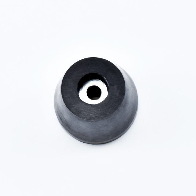 Conical Recessed Rubber Foot Table Chair Furniture Feet Leg Pads Rubber Bumper Feet Vibration Mounts Round Rubber Feet With Steel Washer