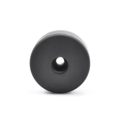 Black Round Rubber Feet Screw Hole Columnar Rubber Equipment Feet Bumpers Pads Shock-absorbing Silicone Foot Pad With Washer