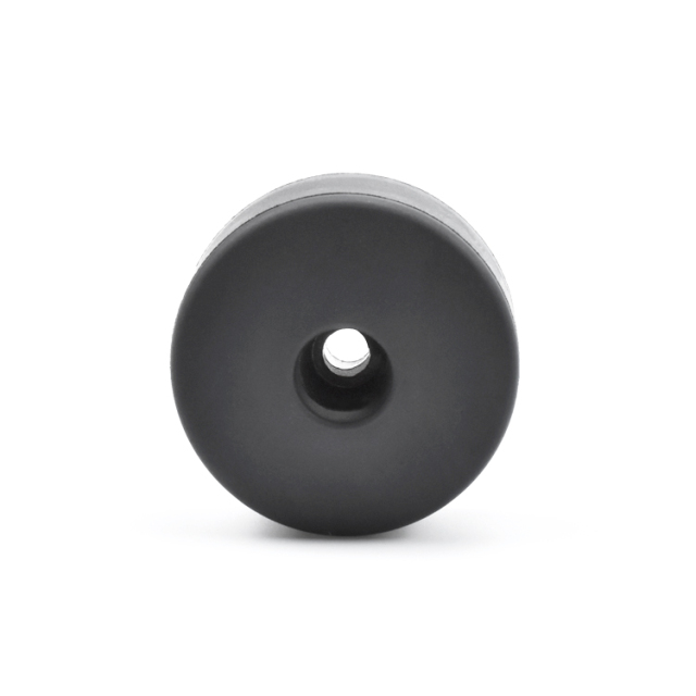 Black Round Rubber Feet Screw Hole Columnar Rubber Equipment Feet Bumpers Pads Shock-absorbing Silicone Foot Pad With Washer